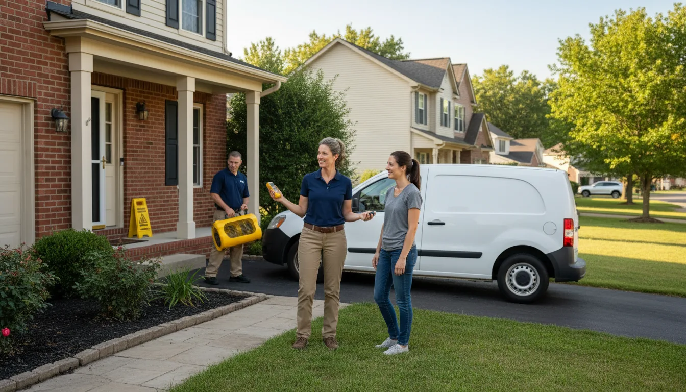 Residential water damage restoration in Strasburg, PA
